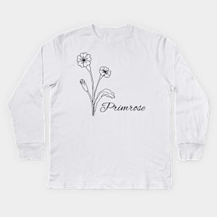 Primrose Everdeen Inspired Flower Kids Long Sleeve T-Shirt